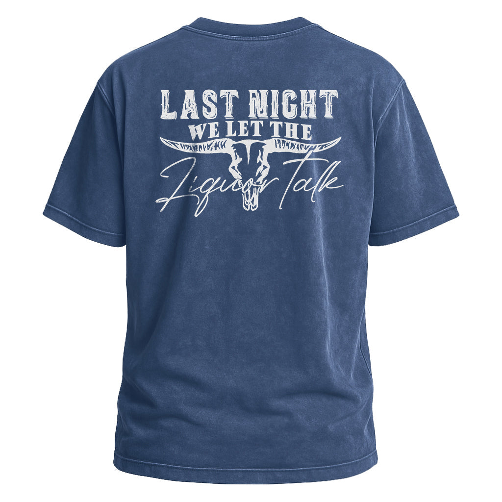 Last Night Figure Talk Tee