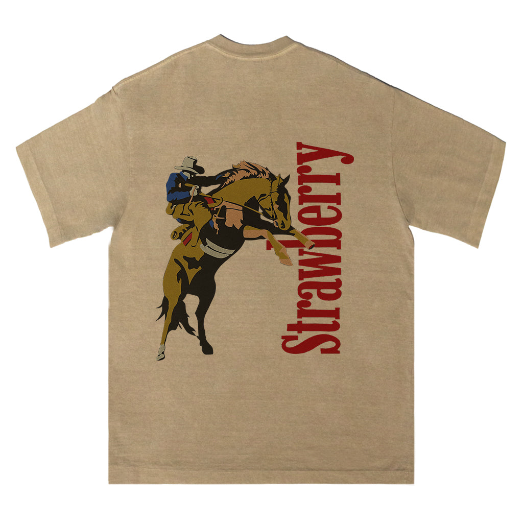 Strawberry Bucking Bronco Tee