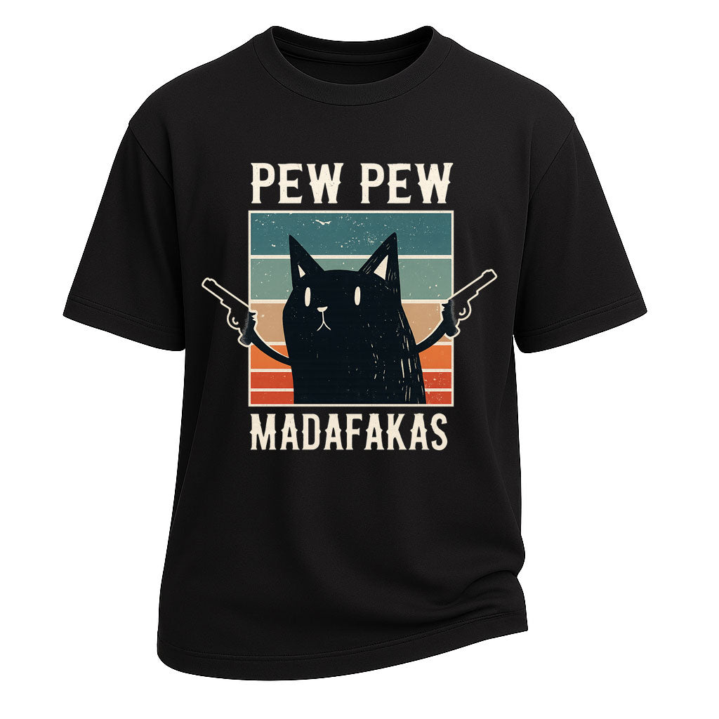 Pew Pew Madafakas Cat Tee