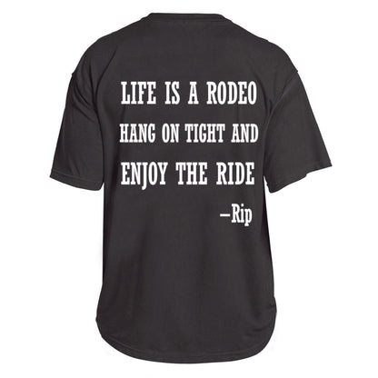 Rodeo Quote Cowboy Tee