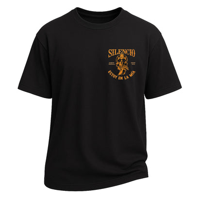 Silencio Skull Graphic Oversized Tee