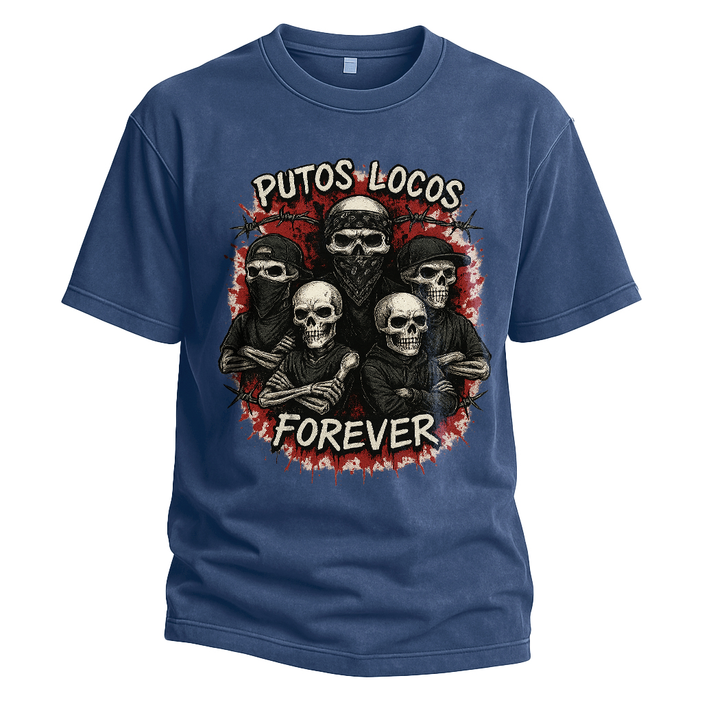 Putos Locos Forever Skeleton Gang Tee