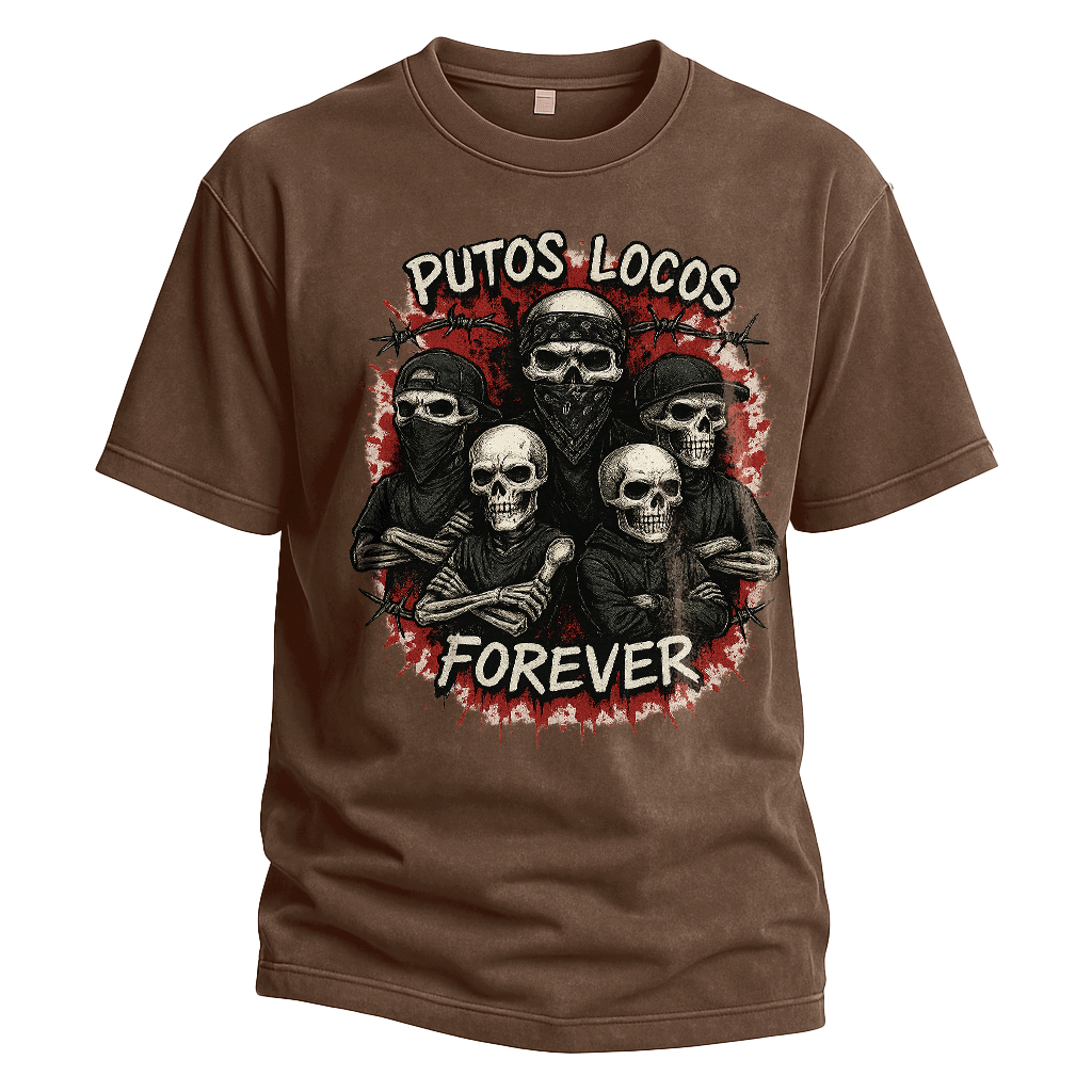 Putos Locos Forever Skeleton Gang Tee