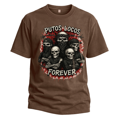Putos Locos Forever Skeleton Gang Tee