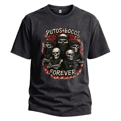 Putos Locos Forever Skeleton Gang Tee