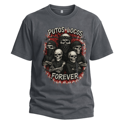 Putos Locos Forever Skeleton Gang Tee