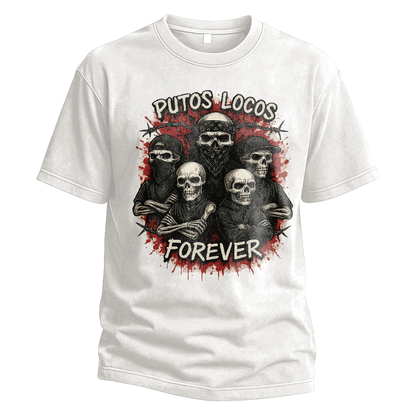 Putos Locos Forever Skeleton Gang Tee