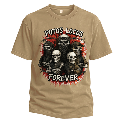 Putos Locos Forever Skeleton Gang Tee