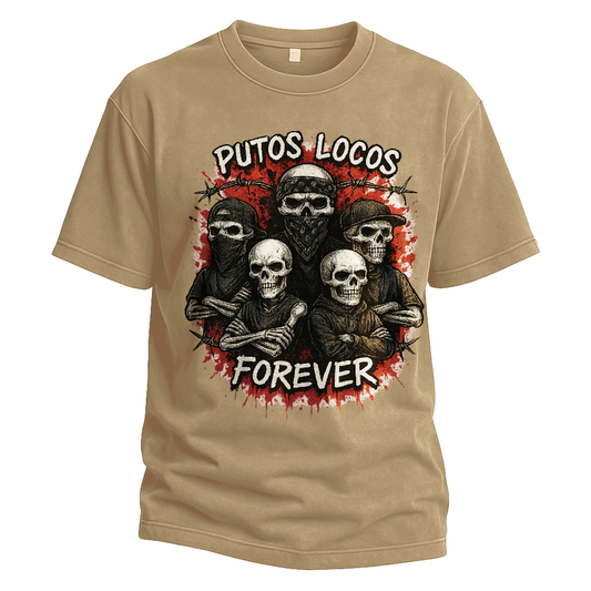 Putos Locos Forever Skeleton Gang Tee