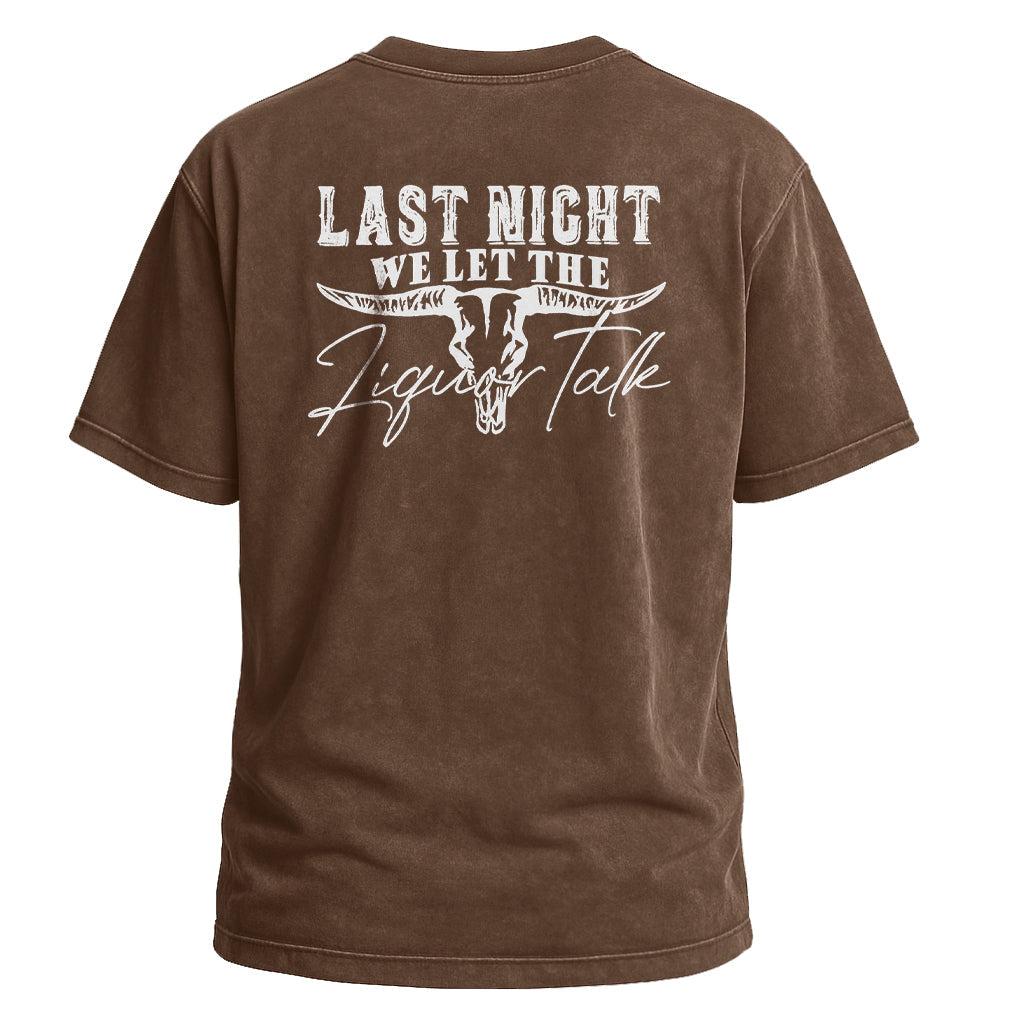 Last Night Figure Talk Tee