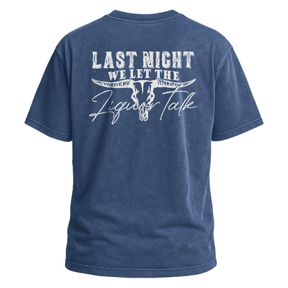 Last Night Figure Talk Tee