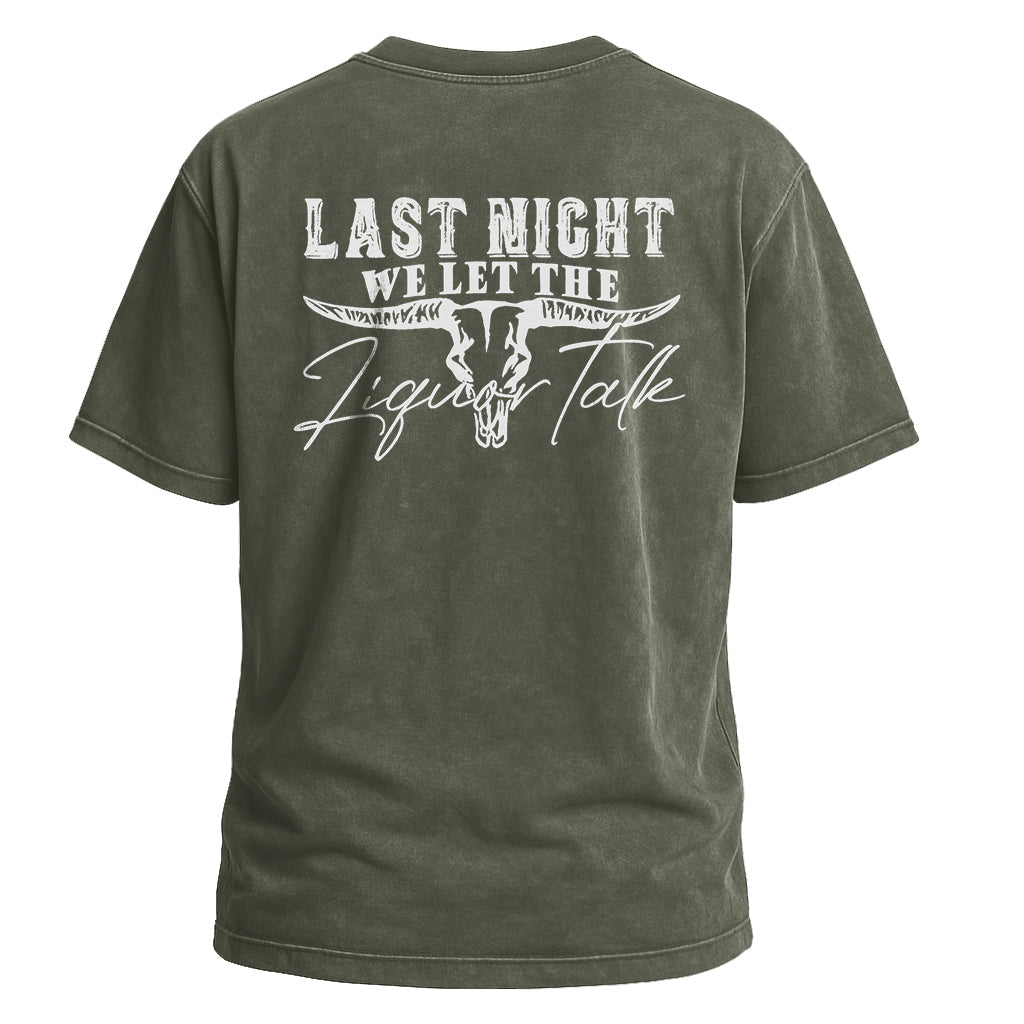Last Night Figure Talk Tee
