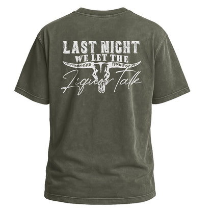 Last Night Figure Talk Tee