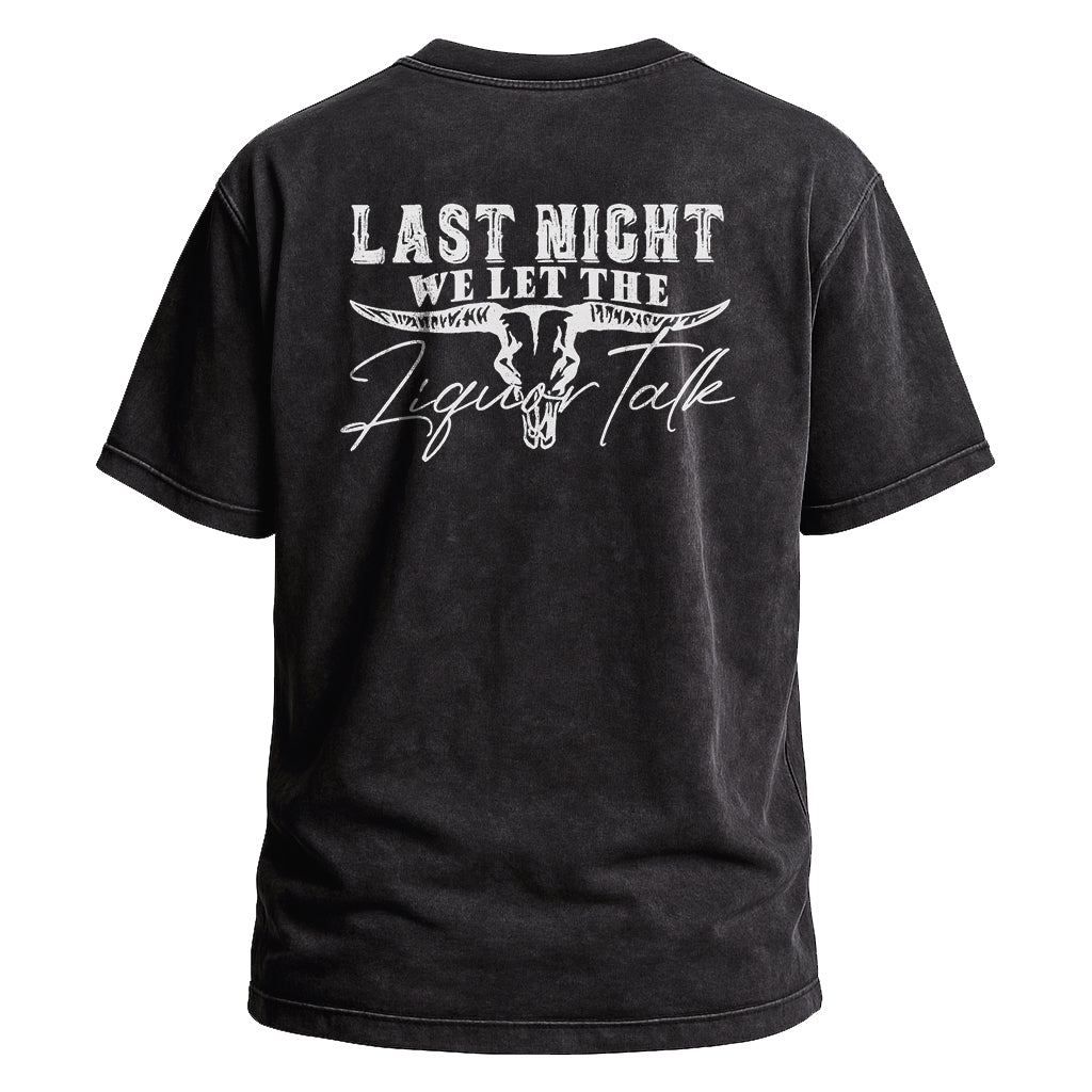 Last Night Figure Talk Tee