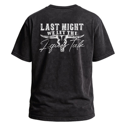 Last Night Figure Talk Tee