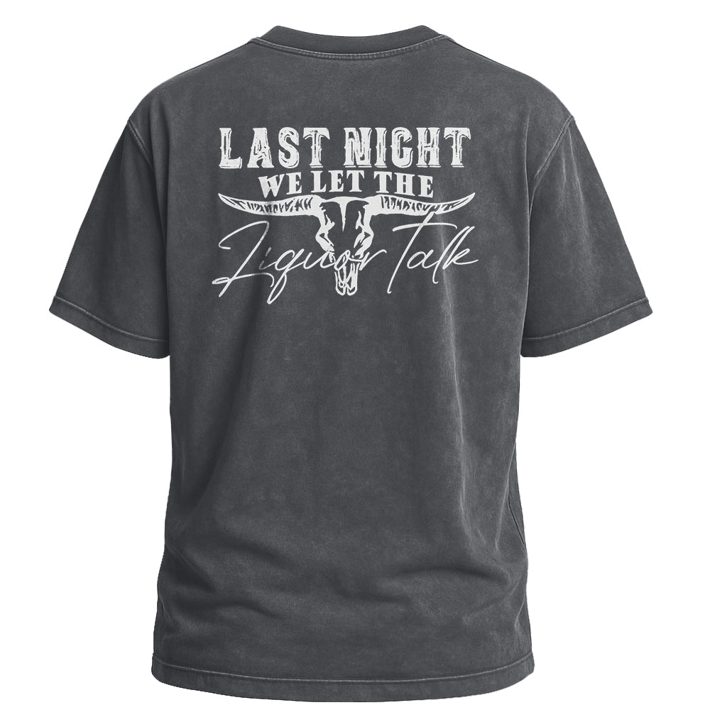Last Night Figure Talk Tee