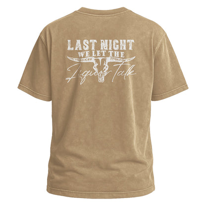 Last Night Figure Talk Tee
