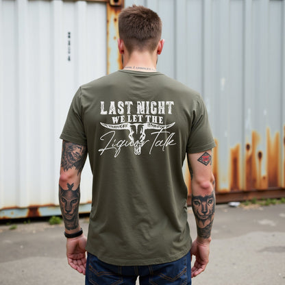 Last Night Figure Talk Tee