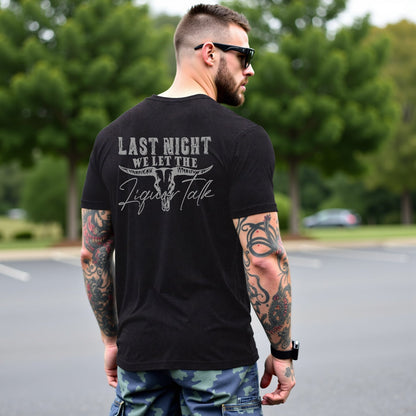 Last Night Figure Talk Tee