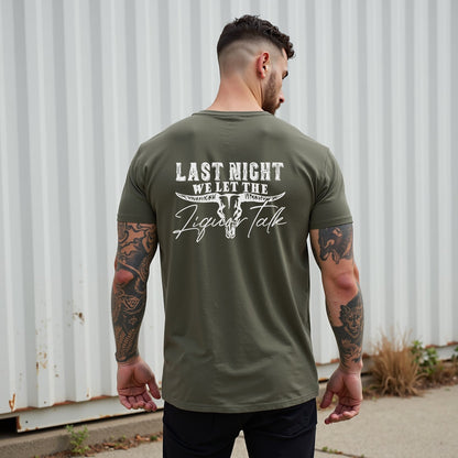 Last Night Figure Talk Tee