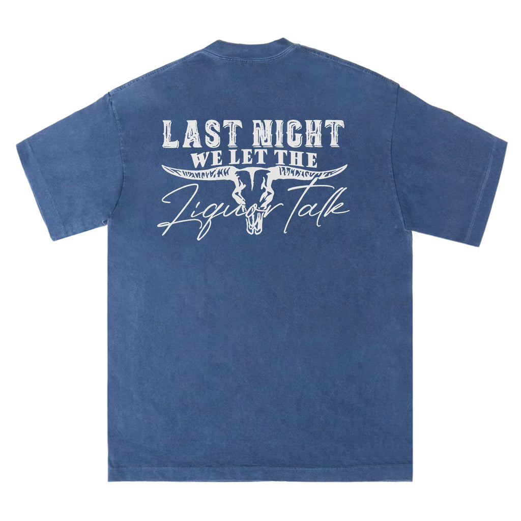 Last Night Figure Talk Tee