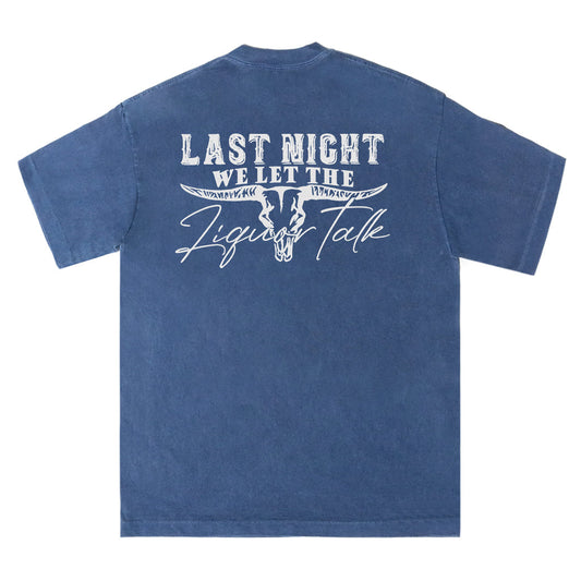 Last Night Figure Talk Tee