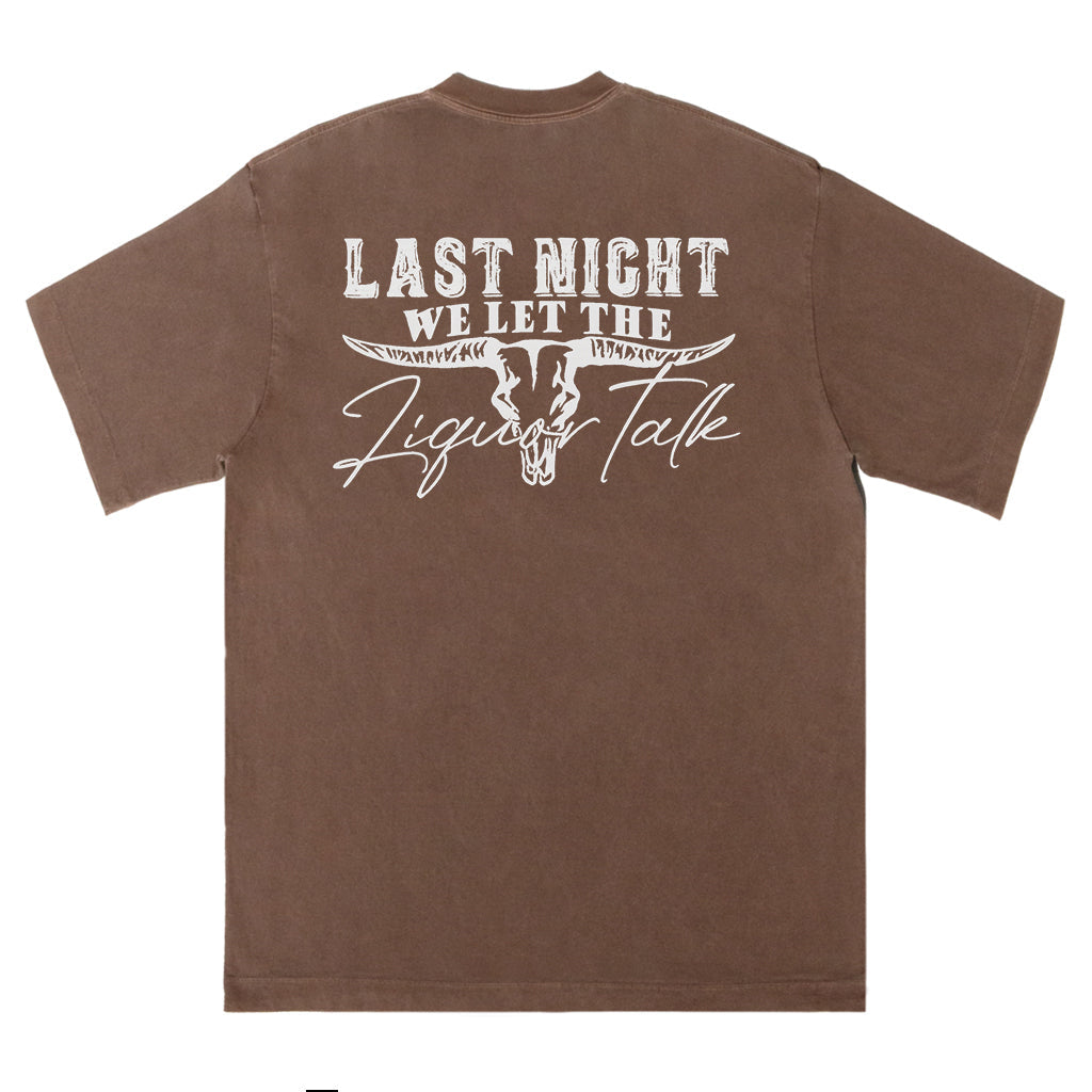 Last Night Figure Talk Tee