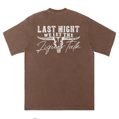 Last Night Figure Talk Tee