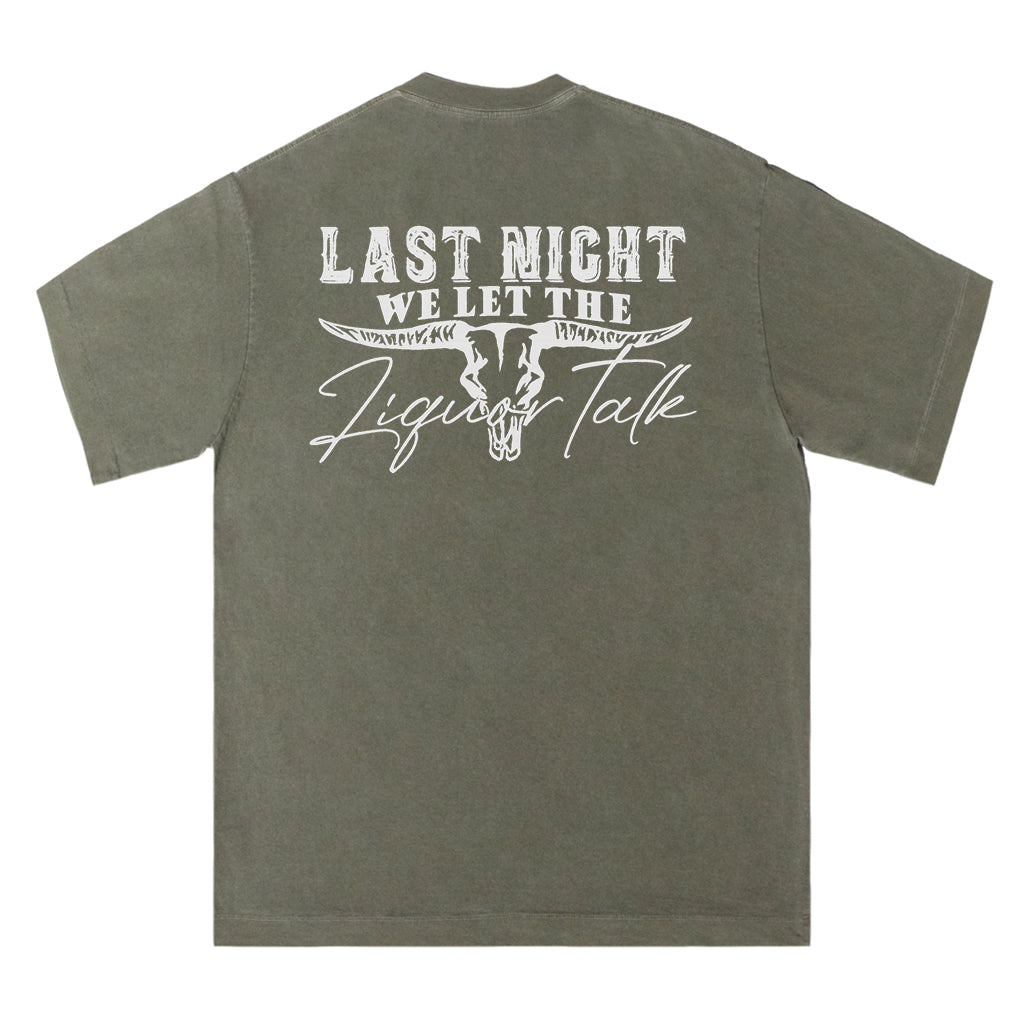 Last Night Figure Talk Tee
