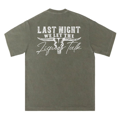 Last Night Figure Talk Tee