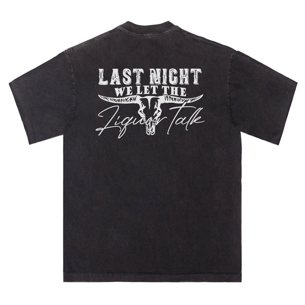 Last Night Figure Talk Tee