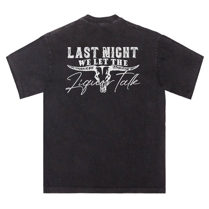 Last Night Figure Talk Tee