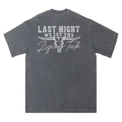 Last Night Figure Talk Tee
