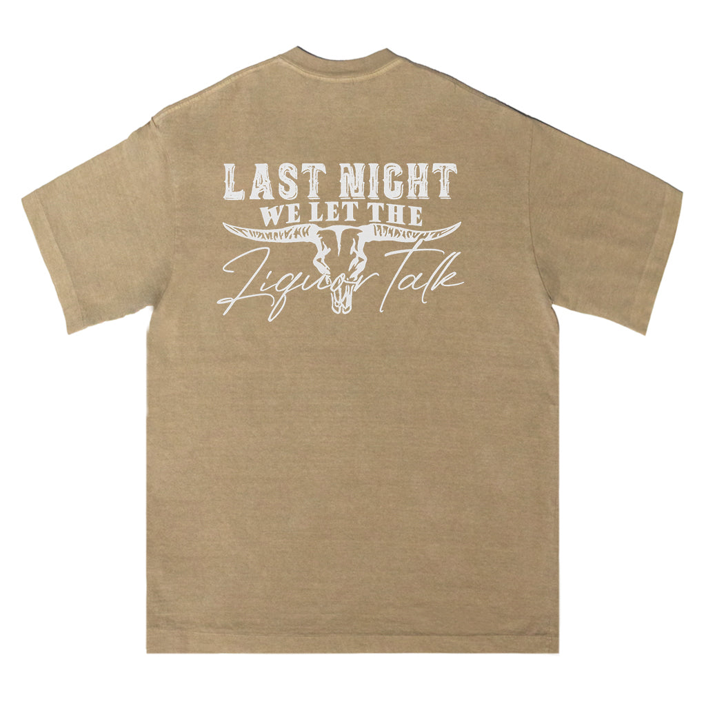 Last Night Figure Talk Tee
