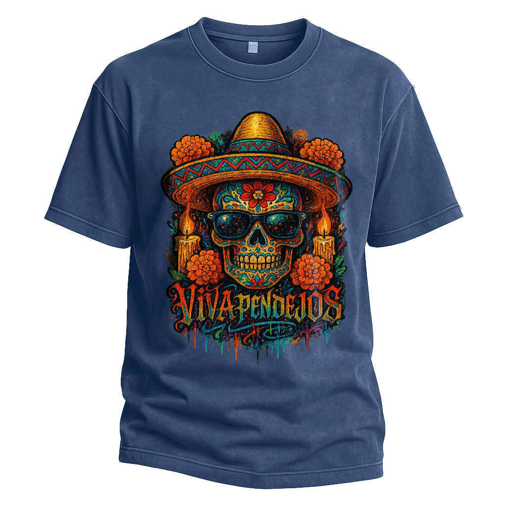 Viva Pendejos Día de los Muertos Tee