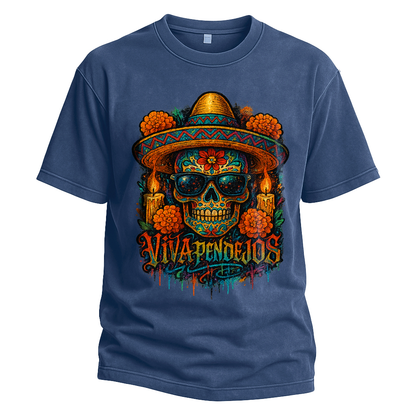 Viva Pendejos Día de los Muertos Tee