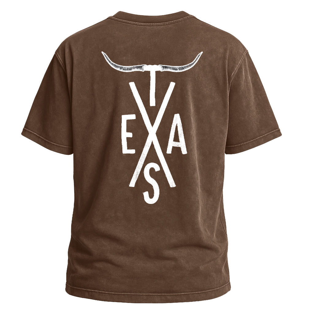 Texas Longhorn Cross Tee