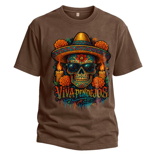 Viva Pendejos Día de los Muertos Tee