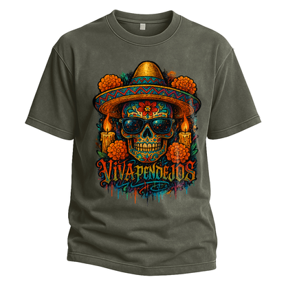 Viva Pendejos Día de los Muertos Tee