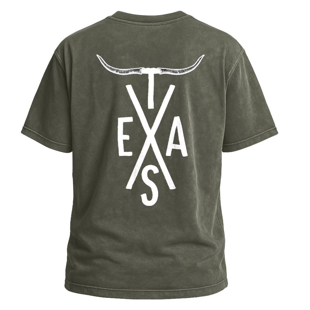 Texas Longhorn Cross Tee