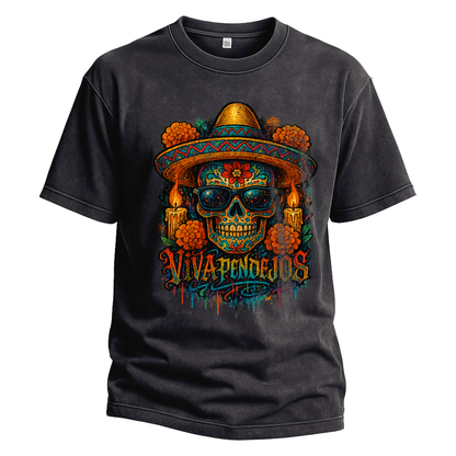 Viva Pendejos Día de los Muertos Tee