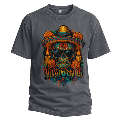 Viva Pendejos Día de los Muertos Tee