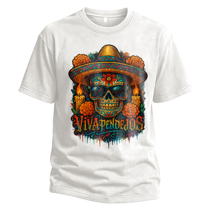 Viva Pendejos Día de los Muertos Tee