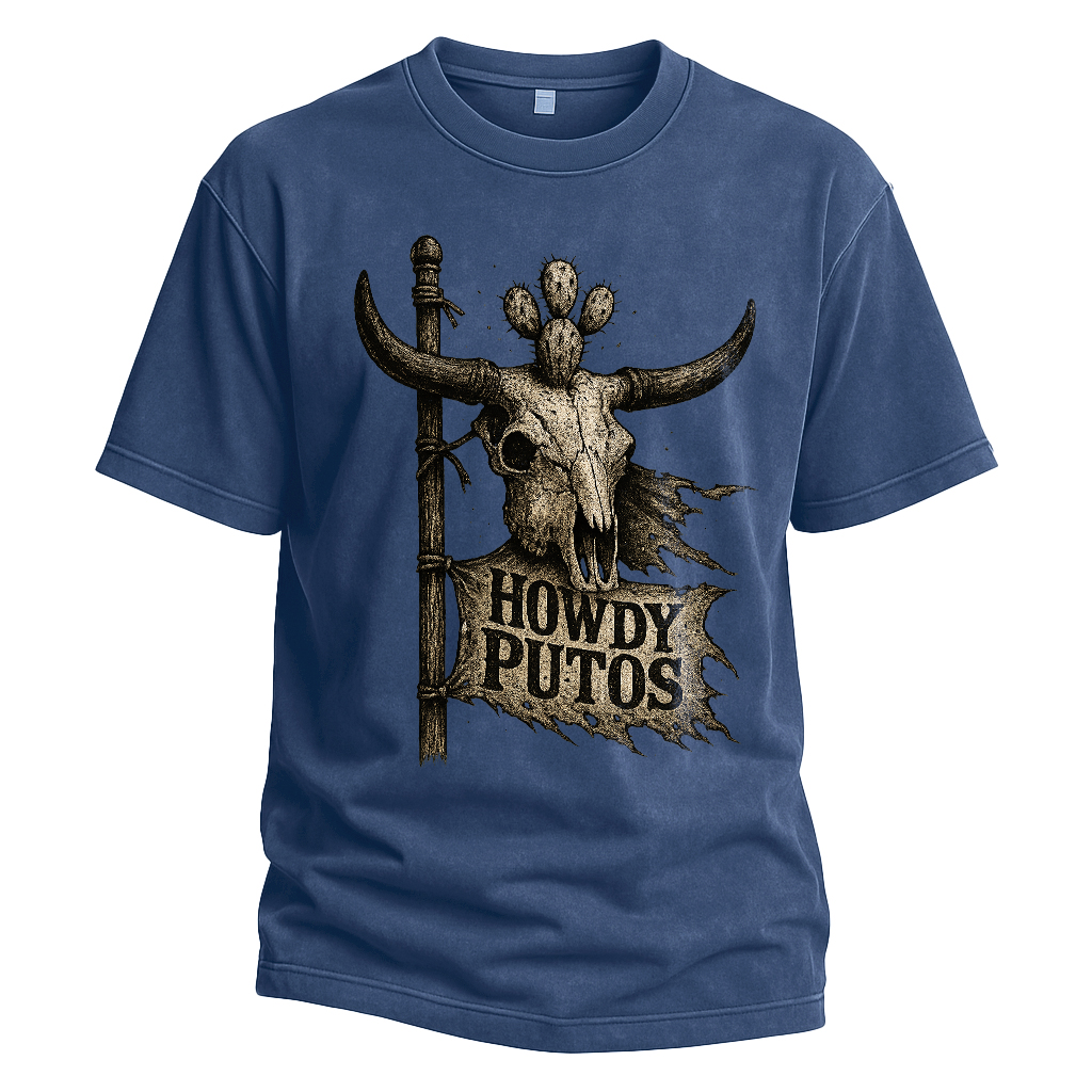 Howdy Putos Desert Flag Tee