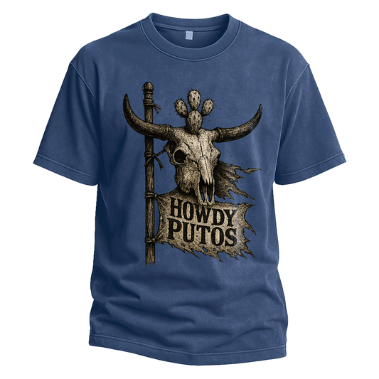 Howdy Putos Desert Flag Tee