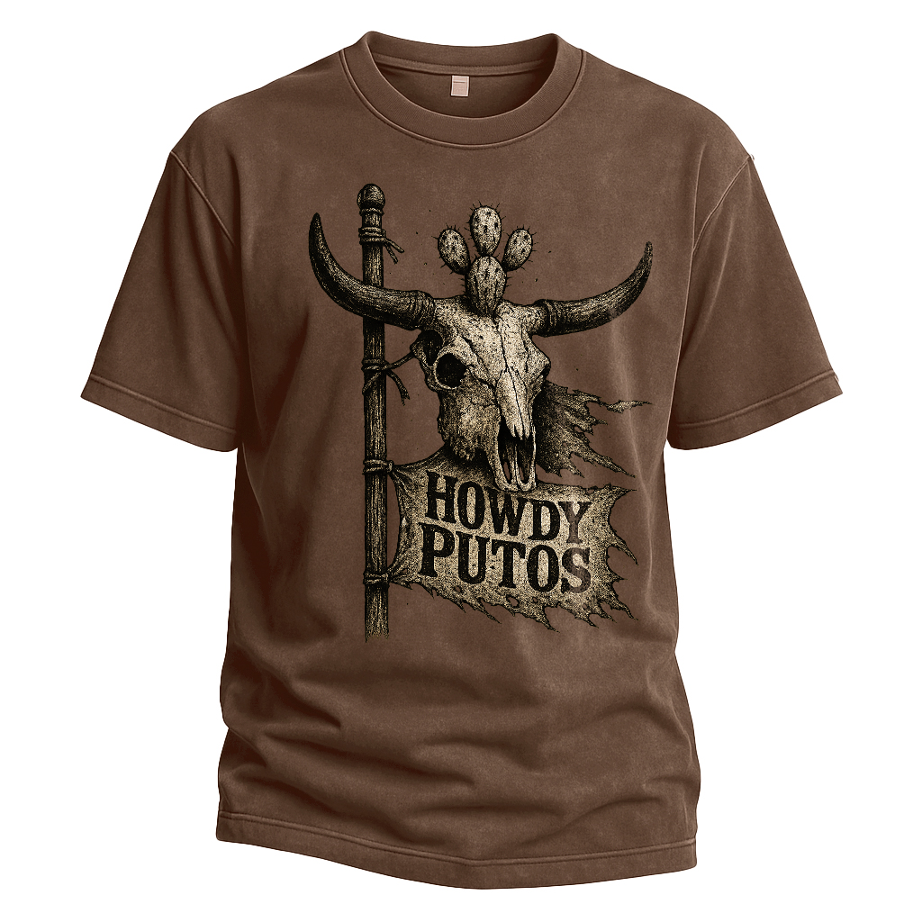 Howdy Putos Desert Flag Tee
