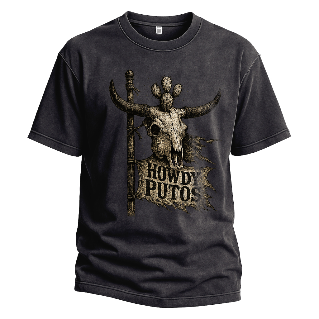 Howdy Putos Desert Flag Tee