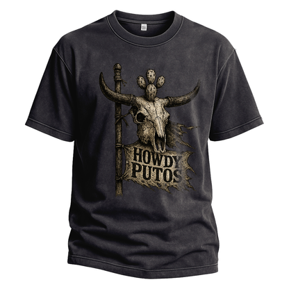 Howdy Putos Desert Flag Tee