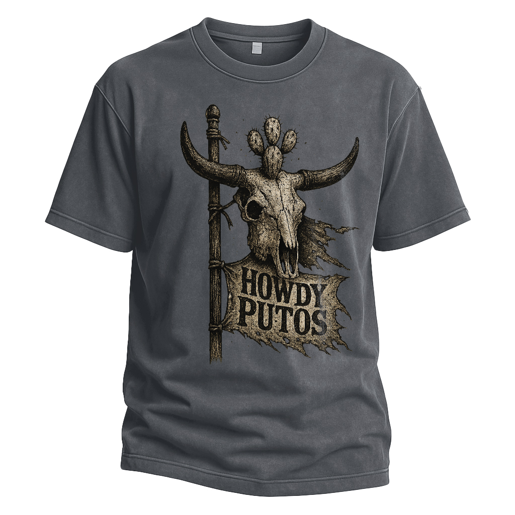 Howdy Putos Desert Flag Tee