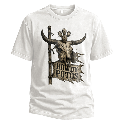 Howdy Putos Desert Flag Tee